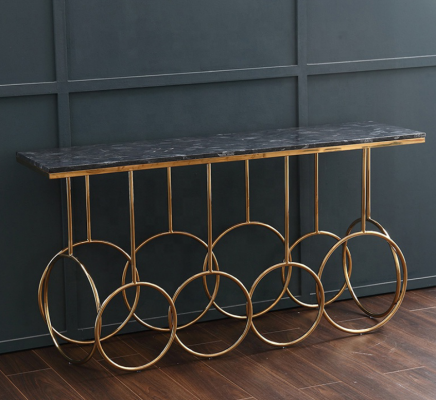Salontafel Luxe Meubels Console Tafel Roestvrij Staal Ontwerp Goud Nieuw  Koffietafel Luxe Meubels Console Tafel Roestvrij Staal Ontwerp Goud Nieuw
