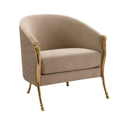 Luxe designer fauteuil lounge club ontspanning woonkamer gestoffeerde bank zits.