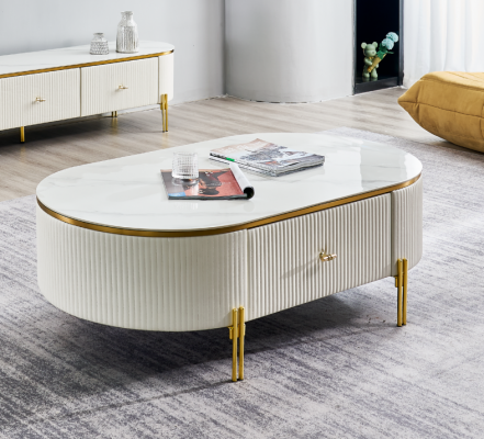 Luxe moderne salontafel tafel design koffietafel woonkamer bijzettafel