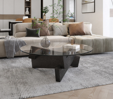 Salontafel Design Meubels Luxe Nieuw zwart Modern Woonkamer Hout Glas