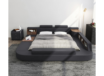 Bedden Moderne Hotel Multifunctioneel Tweepersoons Luxe Design Bed Bekleding