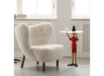Fauteuil Ontwerp Bank Bank Relax Stof Lounge Luxe Club Beklede Zitter