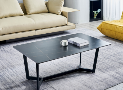 Woonkamer Houten tafel Salontafel Tafel Meubels Hout Nieuw Koffietafel Zwart