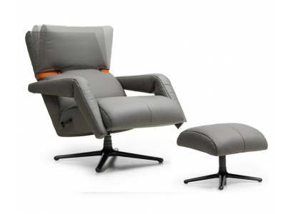 Luxe fauteuil meubels club lounge ontspannen kunstleer inrichting woonkamer