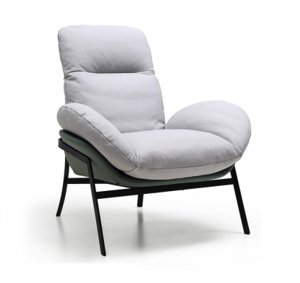 Fauteuil Zitmeubel Design Woonkamer Bekleding Hout Modern Luxe Nieuw