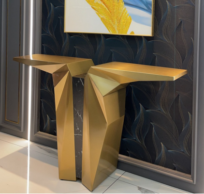 Hout Moderne Meubelen Console Tafel Goud Tafel Stijl Ontwerp Console Nieuw