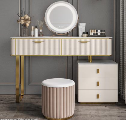 Toilettafel Spiegel Luxe Console Commode Slaapkamer Console Tafel