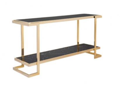 Woonkamer console tafel modern luxueus roestvrijstalen tafel console goud