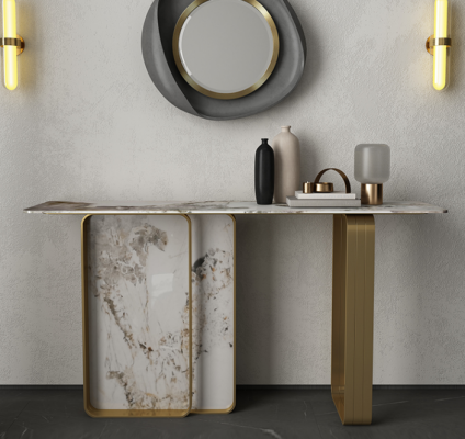 Console tafel Ontwerper houten tafel console consoles meubels