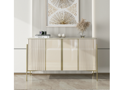 Sideboard Modern Hout Woonkamer Meubels Kast Ladenkast Luxe Beige