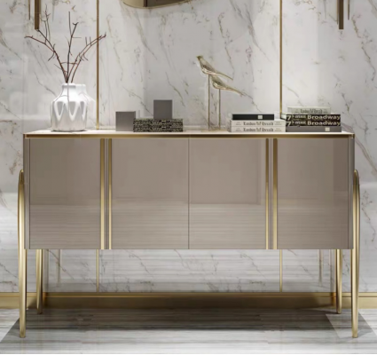 Designer dressoir kast plank hout luxe dressoirs sideboard