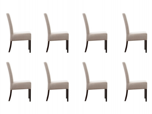 8x Stoel Set Beklede Zit Stoelen Set Wachtkamer Kantoor Praktijk Lounge Club