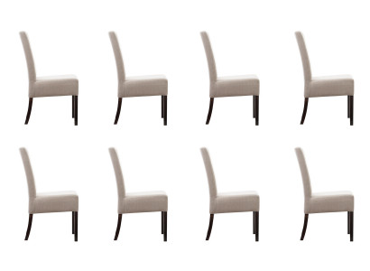 8x Stoel Set Beklede Zit Stoelen Set Wachtkamer Kantoor Praktijk Lounge Club