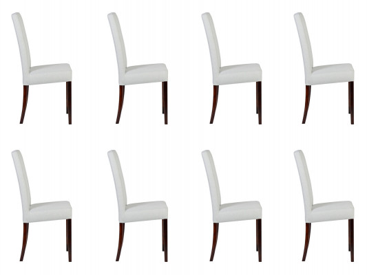 8x stoelen stoel bekleding design lounge club zitbank stoel nieuw