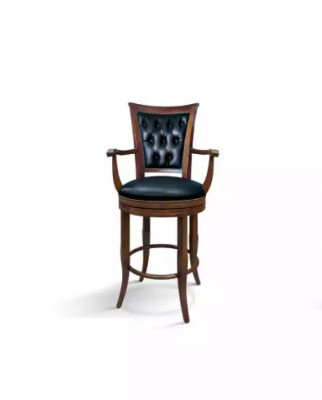 Barkruk Stoel Fauteuil Kunstleer Klassiek Meubels Chesterfield Bekleding