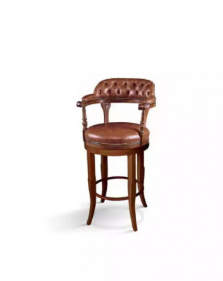 Chesterfield barkruk stoelen stoel fauteuil bar leunstoel luxe bekleding.