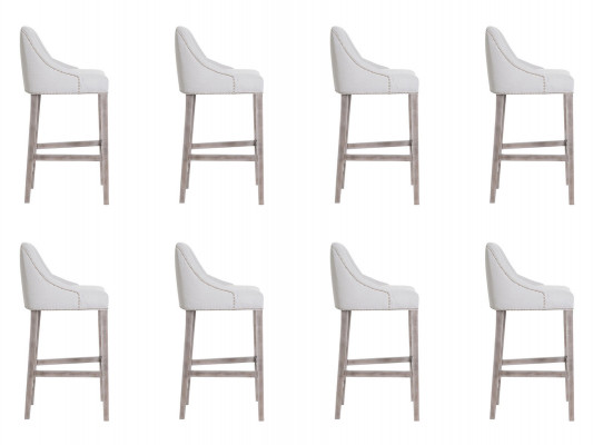 Ontwerp Barkruk 8x Stoel Kruk Teller Bar Set Stoelen Compleet Garnituur Nieuw