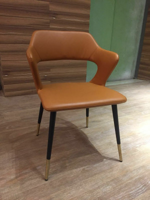 Ontwerp fauteuil metaal gestoffeerd lounge clubstoel zitplaats ontspan luxe kamer wacht nieuw