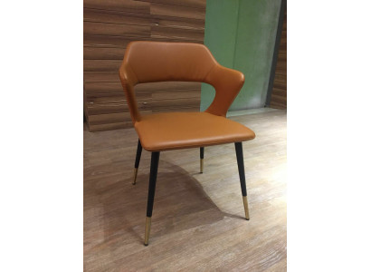 Ontwerp fauteuil metaal gestoffeerd lounge clubstoel zitplaats ontspan luxe kamer wacht nieuw