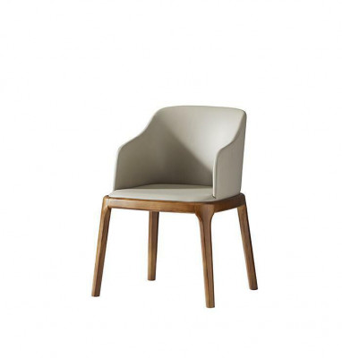 Stoel 1x Eetkamer Gestoffeerde Stoel Fauteuil Tv Lounge Club Textiel Zit Leder