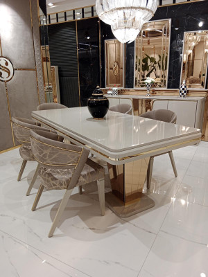 Ontwerper Eettafel Krachtig tafelontwerp Elegant Nieuw Modern
