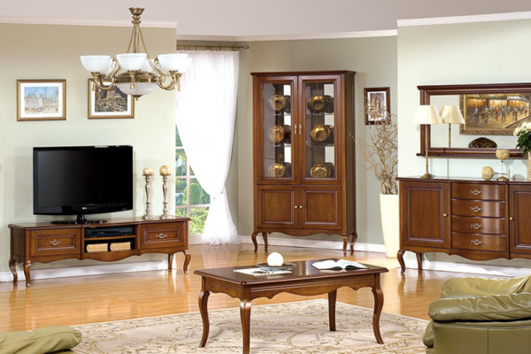 Echtholz houten tafel Klassieke tafels Tafel Eettafel Ronde tafel Royal - Model ZB-3