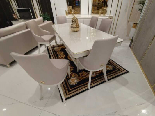 Luxe moderne eettafel eetkamertafel houten tafels moderne meubels nieuw