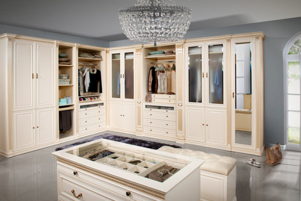 Element Model V1D-07LP voor inloopkast garderobekast Italiaanse meubels