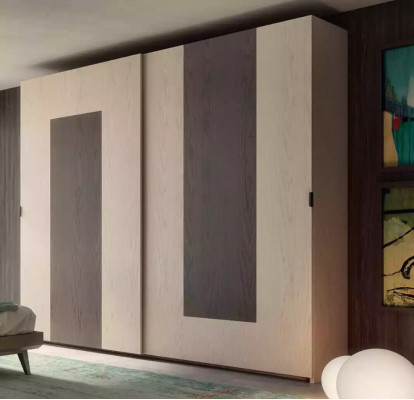 Kledingkast bruin Slaapkamer Materiaal Hout Kast Houten Kast