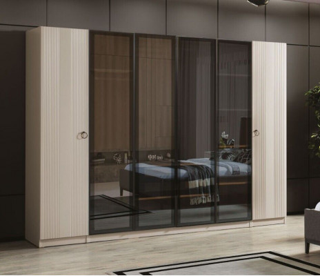 Luxe kledingkast slaapkamer stijl modern hout meubels kasten kast