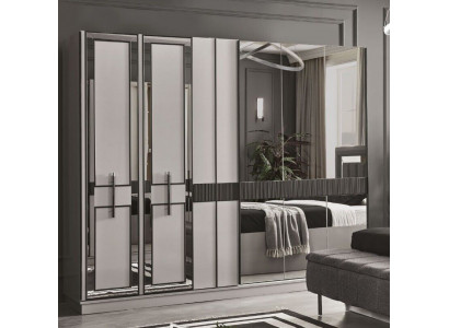 Moderne houten kledingkast kast kasten slaapkamer luxe meubels