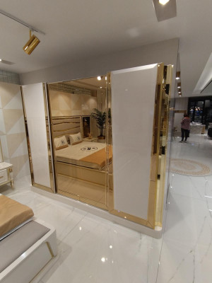 Moderne kledingkast slaapkamer kast houten kast meubilair nieuw kasten nieuw