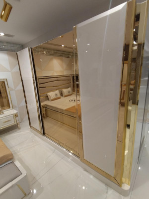 Moderne kledingkast slaapkamer kast houten kast meubilair nieuw kasten nieuw