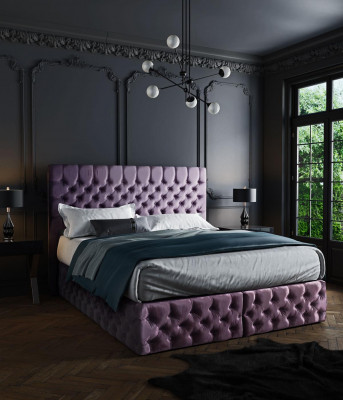 Slaapkamer Bed Bedden Bekleding Dubbel Huwelijk Hotel Luxe Leer Modern.