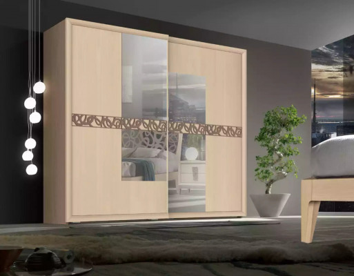 Slaapkamer set Bed 2x Nachtkastjes Kledingkast Design Luxe nieuw 6-delig