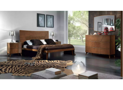 Slaapkamer set bed 2x nachtkastjes commode design luxe nieuw 5-delig.