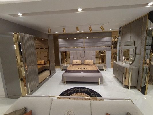 Slaapkamer set Luxe Compleet bed 2x Nachtkastje Kledingkast 4-delig