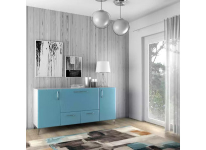 Babyblauw dressoir luxe woonkamer wandkasten meubels commodes