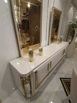 Moderne dressoir met spiegel onderkast Luxe meubels Nieuw