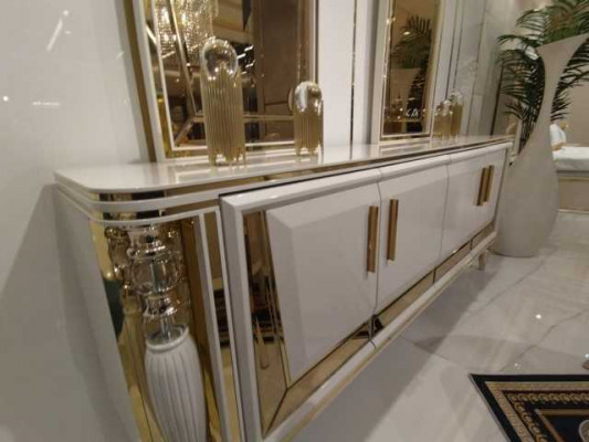 Moderne dressoir met spiegel onderkast Luxe meubels Nieuw