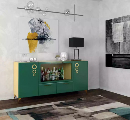 Dressoir Luxe nieuw Groene console Sideboards Modern Woonkamer Kommoden Hout