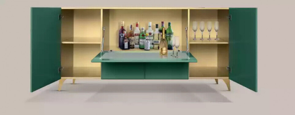 Dressoir Luxe nieuw Groene console Sideboards Modern Woonkamer Kommoden Hout