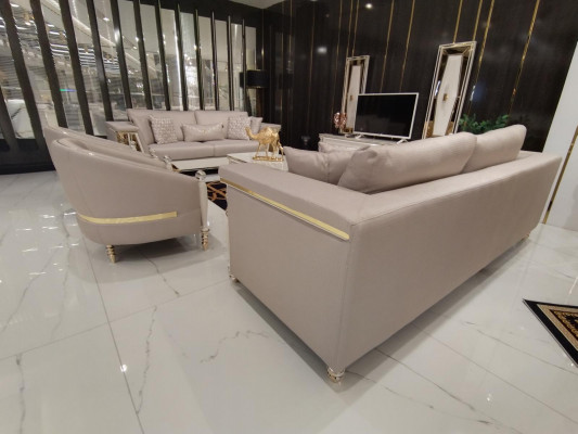 Sofaset 3+1+1 zits Luxe meubels Sofaset bank Sofa Bekleding 3-delig Nieuw.