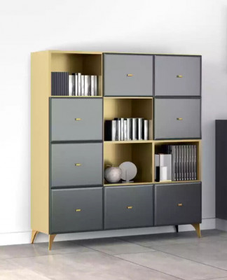 Woonkamerset Bureau Dressoir Boekenkast 3-delige Tafel Meubels Hout  Woonkamerset Bureau Dressoir Boekenkast 3-delige Tafel Meubels Hout
