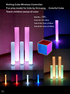 LED Kubus kinderspeelgoed Leerdoos Kleurveranderende lichtkubus Decoratie Deco