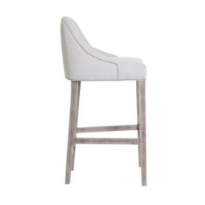 4x Bar Kruk Barkruk Toonbank Stoel Set Stoelen Gestoffeerd Chesterfield Design Stijl