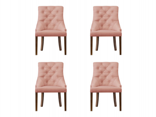 4x Chesterfield fauteuil lounge club beklede stoel stoelen zitcombinatie leuning