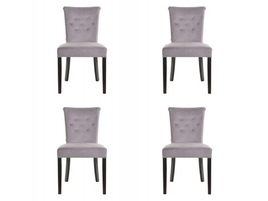4x Ontwerp gestoffeerde stoelen Stoel Boeket Fauteuil Lounge Club Set Modern