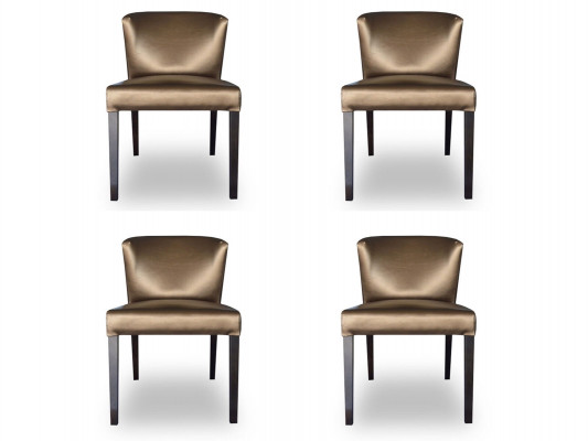 4x Stoelen Stoel Bekleding Ontwerp Rugstel Garnituur Fauteuil Compleet Modern Set Nieuw