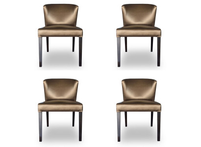 4x Stoelen Stoel Bekleding Ontwerp Rugstel Garnituur Fauteuil Compleet Modern Set Nieuw
